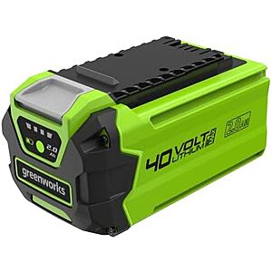 Greenworks 40V 2.0Ah Lithium Ion Battery $49 + Free S/H