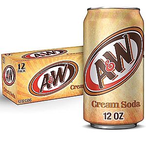 12-Pk 12-Oz A&W Cream Soda $4.75 w/ S&S