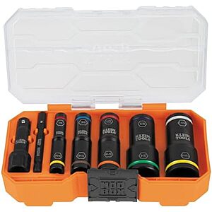 $29.98* | Klein Tools KNECT Flip-10 SAE Impact Socket Set (65618) at Amazon