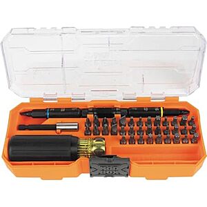 $29.98* | 46-Pc Klein Tools KNECT Impact-Rated Multi-Bit Screwdriver / Nut Driver Set at Amazon