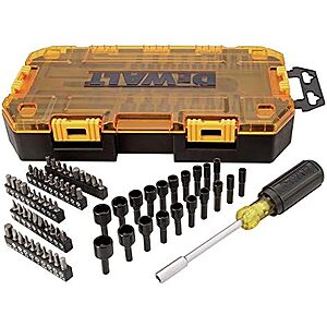 $24.49* | 70-Pc DeWALT 1/4" Multi-Bit & Nut Driver Set w/ Case at Amazon