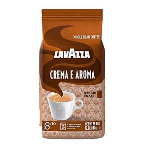 Select Accounts: 2.2-Lb Lavazza Whole Bean Coffee Blend (Crema e Aroma) $14.65 w/ S&S