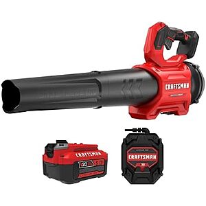 CRAFTSMAN V20 Brushless RP Cordless Leaf Blower w/ 5Ah Battery and Charger $109 + Free S&H