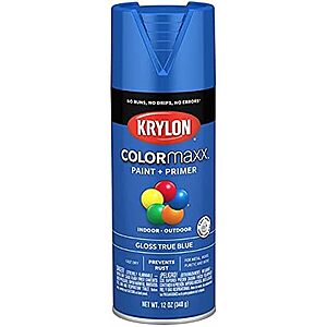 12-Oz Krylon COLORmaxx Spray Paint (Various) from $3.30 