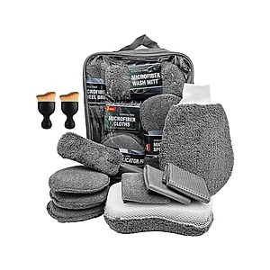 12-Pc Car Wash Detailing Kit  + Free S&H w/ Prime