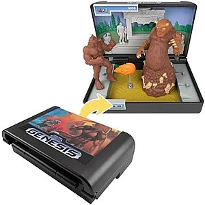 SEGA Genesis Cartridge Collectible Altered Beast Retro Graveyard Diorama Set $9.10