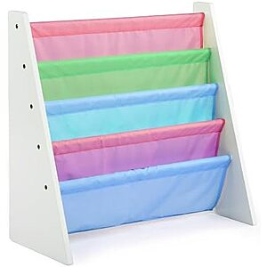 $20.62* | 4-Tier Humble Crew Kids Bookshelf (White/Pastels) at Amazon