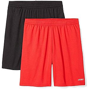 2-pk Men's Amazon Essentials Athletic Basketball Training Shorts (various) from .15