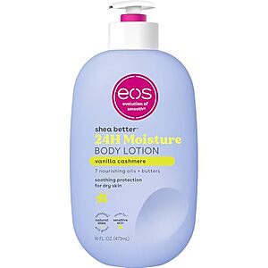 16-oz eos Shea Better Body Lotion (Vanilla Cashmere) 2 for $7.35 w/ S&S