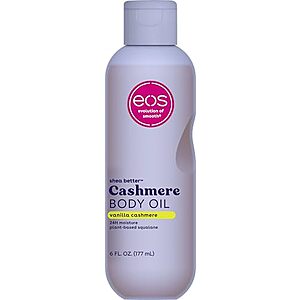 6-Oz eos Cashmere Body Oil (Vanilla) $5.85 w/ S&S