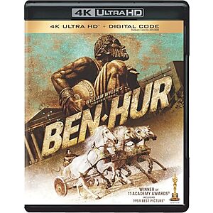 4K Blu-ray Movies: Ben-Hur, Blade Runner 2049, Planet Earth III, Amadeus 3 for $33 & Many More