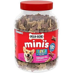 36-Oz Milk-Bone Mini's Flavor Snacks Dog Treats $3.80 w/ S&S