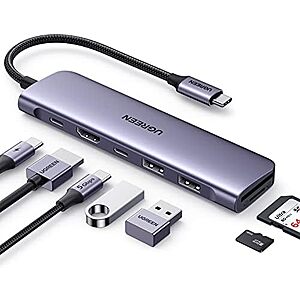 $16.98* | 7-in-1 UGREEN Revodok 1071 USB-C Hub Dock (4K HDMI/100W USB C/USB A) at Amazon
