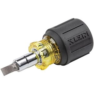$8.98* | Klein Tools 6-in-1 Multi-Bit Screwdriver Stubby Nut Driver at Amazon