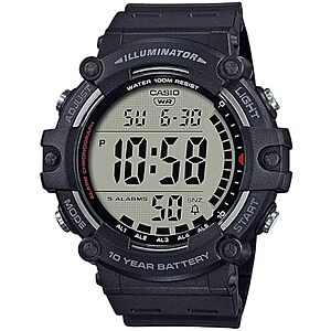 23.97* | Casio Men's Illuminator AE1500WH Series Digital Watch w/ 10-Year Battery at Amazon
