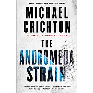 The Andromeda Strain (Kindle eBook) $2 
