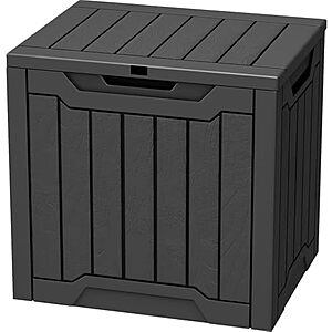 30-Gal YITAHOME Outdoor Storage Resin Deck Box $22.60 