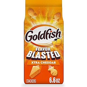 6.6-Oz Pepperidge Farm Goldfish Baked Snack Crackers (Flavor Blasted Xtra Cheddar) 16 for $19.95 w/ S&S
