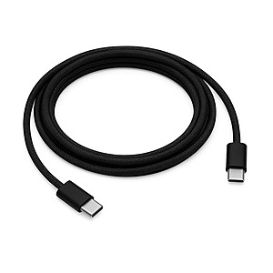 $9.99 | Apple USB-C 3.3' Woven Charge Cable (Black or White) at Woot!