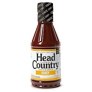 20-Oz Head Country BBQ Sauce (Honey) $3.50 