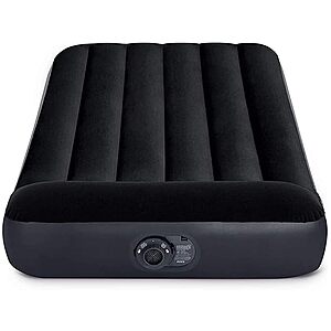 10" Intex Dura-Beam Pillow Top Twin Air Mattress w/ Built-in Electric Pump $19 + Free S&H w/ Prime