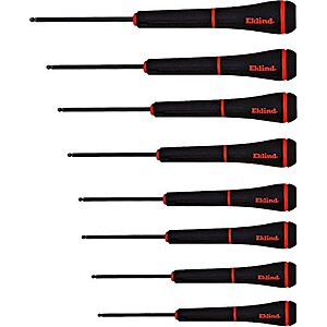 $10.92 | EKLIND 92500 PSD Ball-Hex (allen) Precision Screwdriver - 8pc set SAE Inch Sizes .050-5/32 at Amazon