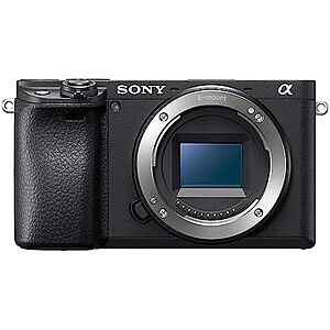 Sony Alpha a6400 APS-C 4K Mirrorless Camera w/ Flip Screen & Fast AF from $848 + Free S&H