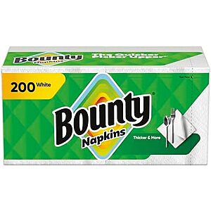 200-Ct Bounty Paper Napkins $2.95 