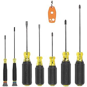 8-Pc Klein Tools All-Purpose Screwdriver Set $33 