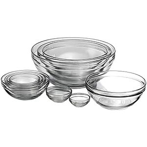 [AC] $31* | 10-pc Anchor Hocking Glass Mixing Bowls Set at Amazon