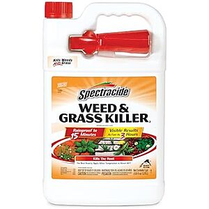 $4.98 | 1-Gallon Spectracide Ready-to-Use Weed & Grass Killer at Amazon