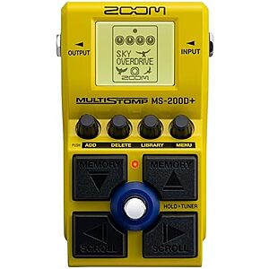 Zoom MS-200D+ MultiStomp Guitar Effects Pedal $70 + Free S&H