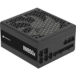 [Resale, AC] $86.95 | CORSAIR RM850x ATX 3.1 PCIe 5.1 Ready Fully Modular 850W Power Supply (Used - Like New) at Amazon