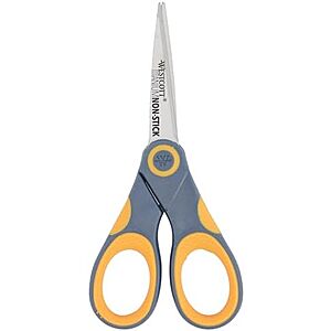 5" Westcott Titanium Bonded Non-Stick Fabric Scissors $3.50 