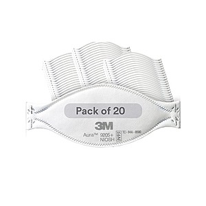 3M Aura N95 Foldable Particulate Respirators: 90-Pk $23, 50-Pk $16, 20-Pk $12 & More + Free S&H w/ Prime
