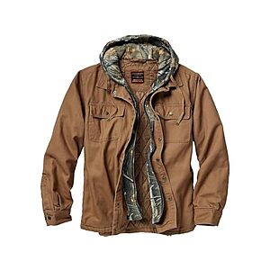 Legendary Whitetails Men's Canvas Hooded Water-Resistant Jacket (various) $28 + Free S&H w/ Prime