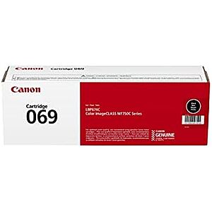 $23.99 | Canon Genuine 069 Black Toner Cartridge Compatible with MF753Cdw, MF751Cdw, LBP674Cdw at Amazon