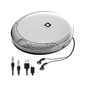 Deluxe Products Portable CD Player w/ 60 Second Anti Skip + Free S&H w/ Prime