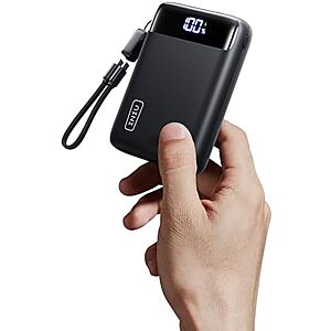 20000mAh INIU 3-Port up to 22.5W USB-C Fast Charging Power Bank $16.80 
