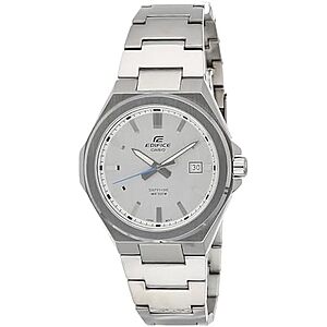48mm Casio Men's Edifice Sapphire Crystal Stainless Steel Bracelet Watch $90 + Free S/H