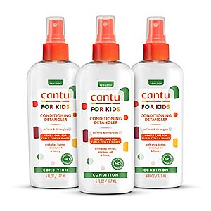 [SnS, AC] $7.17* | 3-Pack 6-Oz Cantu Care Kids' Hair Conditioning Detangler w/ Shea Butter at Amazon