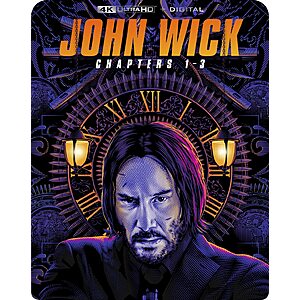 John Wick: Chapters 1-3 (4K Ultra HD + Digital 4K) $22.50 