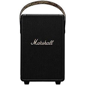 $279.99 | Marshall Tufton Portable Bluetooth Speaker, Black & Brass at Amazon