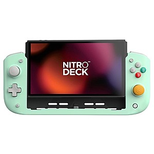CRKD Nitro Deck Handheld Pro Controller for Nintendo Switch w/ HDMI Adapter $28 + Free S&H w/ Prime