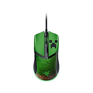 Razer Cobra 8500 DPI RGB Wired Optical Gaming Mouse (Minecraft Edition) $25 + Free S&H w/ Prime