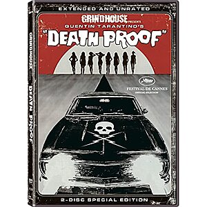 $3.49 | Death Proof: Extended and Unrated | 2-Disc Special Edition (DVD) at Amazon