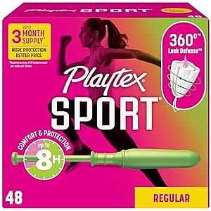 [SnS, AC] $5.94* | 48-pk Playtex Sport Tampons at Amazon
