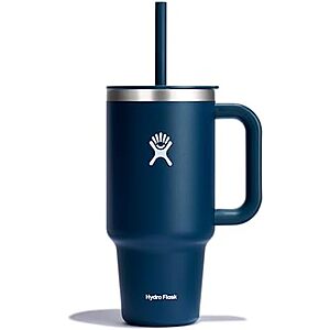 $16.83* | 32oz Hydro Flask Insulated Stainless Steel Travel Tumbler w/ Handle (Indigo) at Amazon