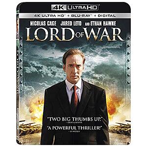 Lord of War (4K Ultra HD + Blu-ray + Digital 4K) $11.50 