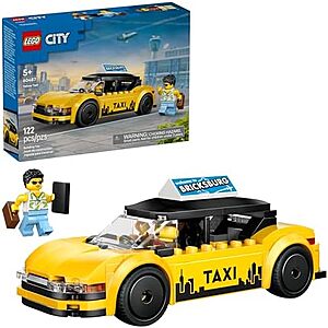 $10.49* | LEGO City Yellow Taxi Car Building Toy + $0.52 credit at Amazon
